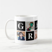 Cool Black Photo Collage Grandma en Grandpa Mokken (Links)