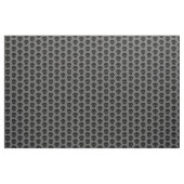 Cool Black Skulls Polka Dots Stof (Yard (91,4 cm))