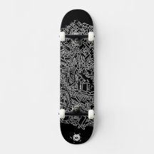 Cool Black White Abstracte digitale art