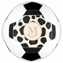 Cool Black & White & Gold 2023-monogram