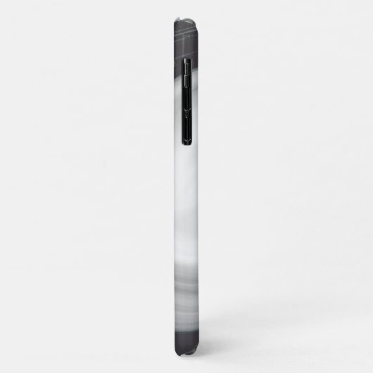 Cool Black White Marble Stone Texture Case-Mate iPhone Case (Achterkant/links)