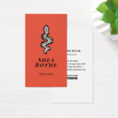 Cool Black White Natuur Logo Visitekaartje (Bureau)