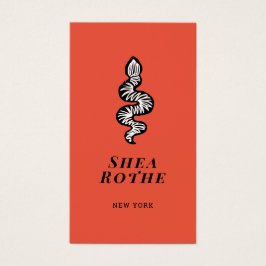 Cool Black White Natuur Logo Visitekaartje