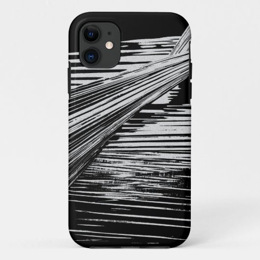 COOL Black & White Stripes Case-Mate iPhone Case (Achterkant)