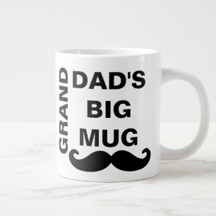 Cool Black & White Vaderdag Grand Dad's Big Grote Koffiekop