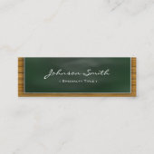 Cool Blackboard Chalkboard - Schoolleraar Mini Visitekaartje (Voorkant)