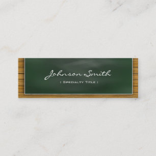 Cool Blackboard Chalkboard - Schoolleraar Mini Visitekaartje