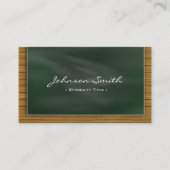 Cool Blackboard Chalkboard - Schoolleraar Visitekaartje (Voorkant)
