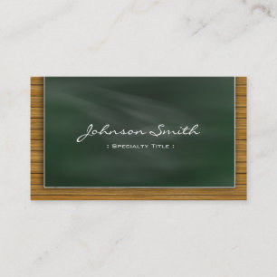 Cool Blackboard Chalkboard - Schoolleraar Visitekaartje