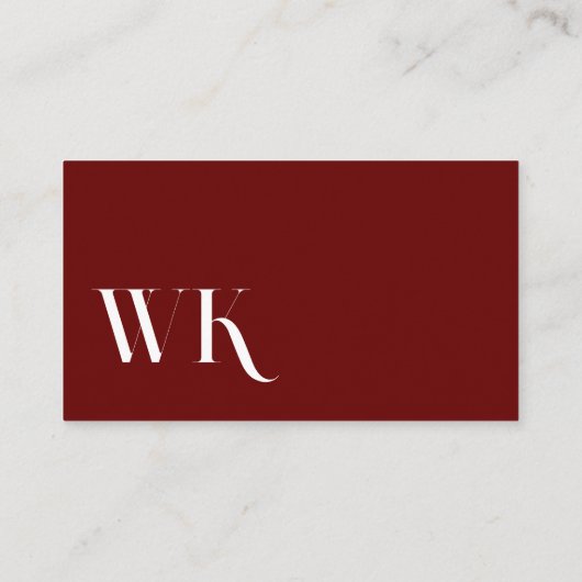 Cool, blau, schwarz | Kartenhaus Modern Visitekaartje (Achterkant)