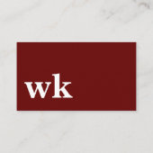 Cool, blau, schwarz | Kartenhaus Modern Visitekaartje (Achterkant)