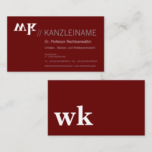 Cool, blau, schwarz | Kartenhaus Modern Visitekaartje (Voorkant / Achterkant)