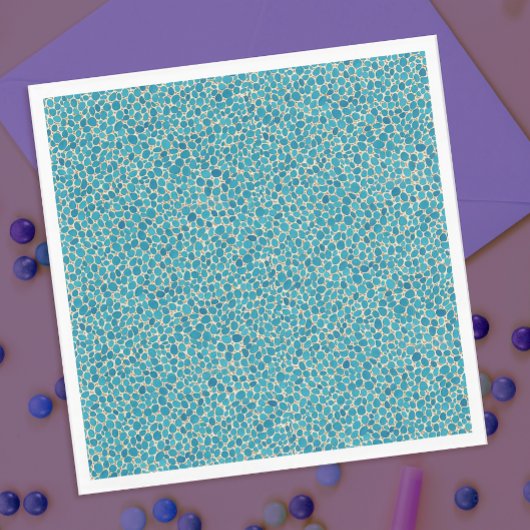 Cool Blauwgroen krokodil Aligator Reptiel Huidpatr Servet