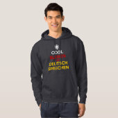 Cool blijven en Duits spreken Hoodie (Voorkant volledig)
