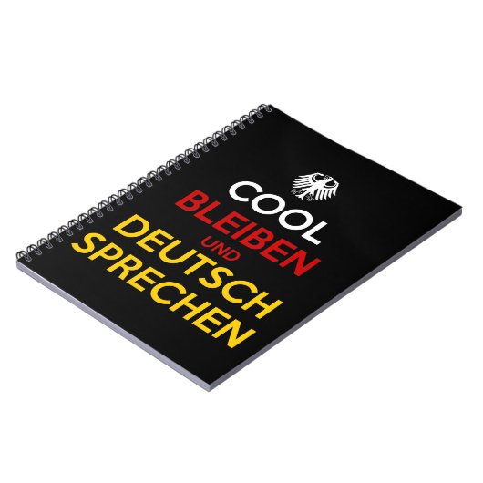 Cool blijven en Duits spreken Notitieboek (Linkerzijde)
