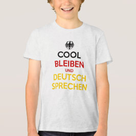 Cool blijven en Duits spreken Tri-Blend Shirt