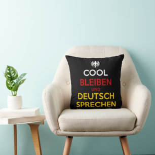 Cool blijven en Nederlands spreken Kussen