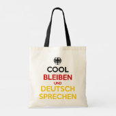 Cool blijven en Nederlands spreken Tote Bag (Achterkant)