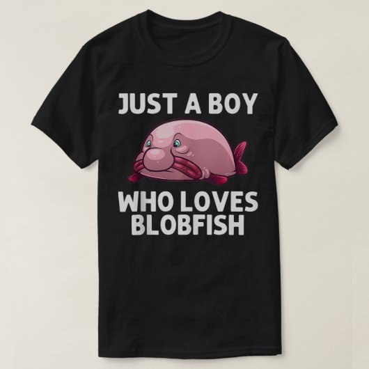 Cool Blobfish Voor Jongens Kinder Blob Fish Zee An T-shirt (Design voorkant)