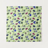 Cool Bloemmotief Wandkleed (Voorkant (horizontaal))