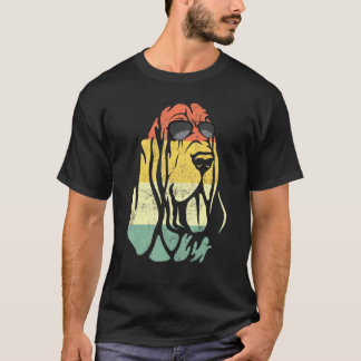 Cool Bloodhound Dogs Retro T-shirt