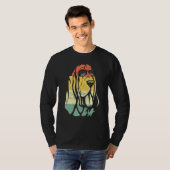 Cool Bloodhound Dogs Retro  T-shirt (Voorkant volledig)