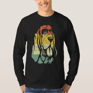 Cool Bloodhound Dogs Retro T-shirt