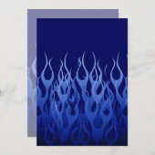 Cool Blue Automotive Racing Flames (Voorkant / Achterkant)