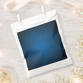 Cool Blue-Black Grainy Vignette Bedankzakje (Geknipt)