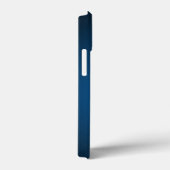 Cool Blue-Black Grainy Vignette Case-Mate iPhone Case (Achterkant / Rechts)