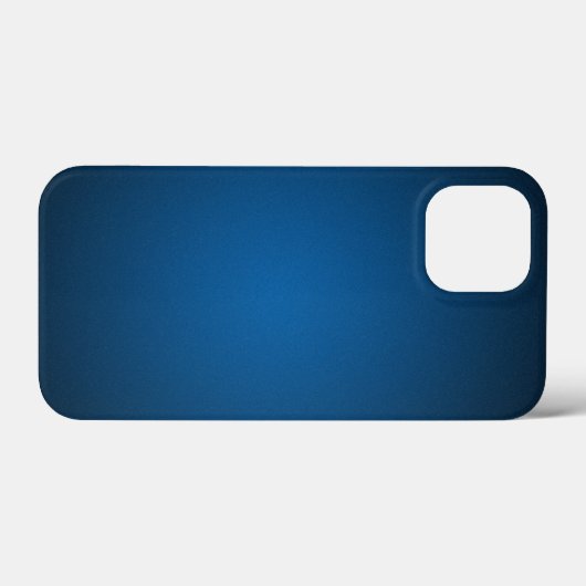 Cool Blue-Black Grainy Vignette Case-Mate iPhone Case (Achterkant (horizontaal))