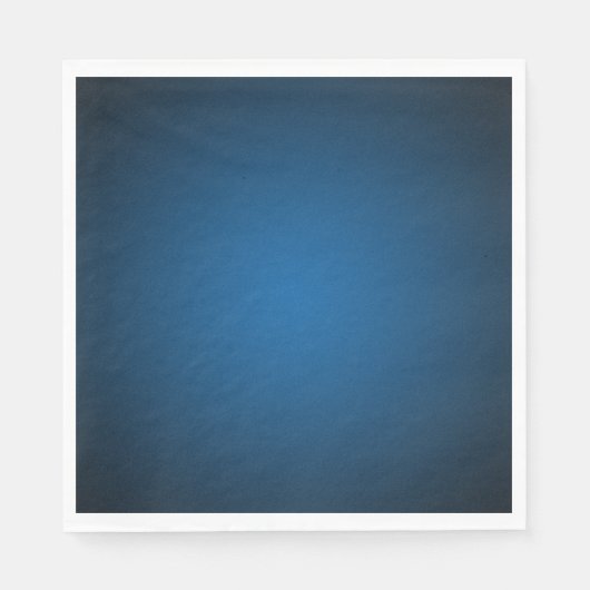 Cool Blue-Black Grainy Vignette Servetten (Voorkant)