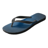 Cool Blue-Black Grainy Vignette Teenslippers (Schuin)