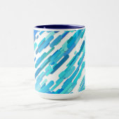 Cool Blue Blue Blauwgroen Marine Mok (Midden)