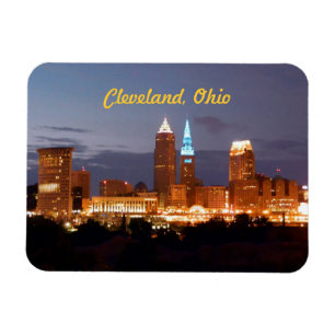 Cool Blue Cleveland Ohio Magnet Magneet