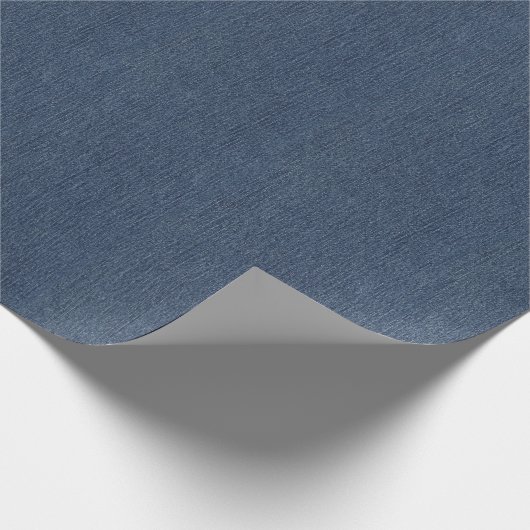 Cool Blue Denim Jeans wrappingpapier Cadeaupapier (Hoek)