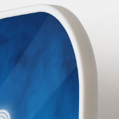 Cool Blue Disco Queen Pickleball Champ Pickleball Paddle (Links Detail)