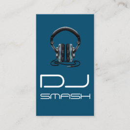 Cool Blue DJ Music Visitekaartje