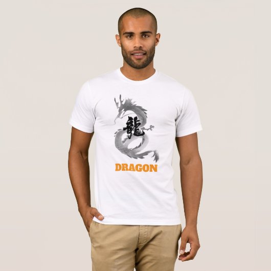 Cool Blue Dragon Graphic T-Shirt - Japanese Aesthe (Voorkant volledig)