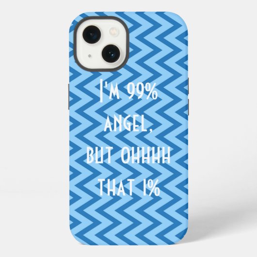 Cool Blue Fanny iPhone Hoesje (Achterkant)