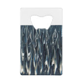 Cool Blue Flame Creditkaart Flessenopener (Achterkant)