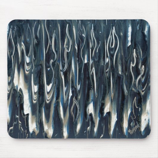 Cool Blue Flame Muismat (Voorkant)