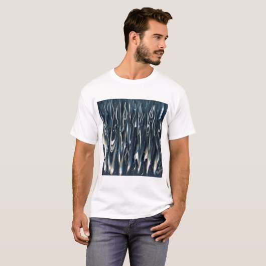 Cool Blue Flame T-shirt (Voorkant volledig)