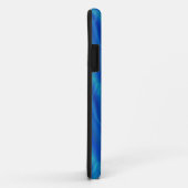 Cool Blue Fractal Iphone Case (Achterkant/rechts)