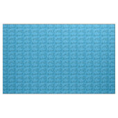 Cool Blue Geometric Circuit Fabric Stof (Yard (91,4 cm))