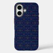 Cool Blue Geometric Squares iPhone / iPad case (Achterkant)
