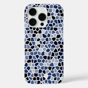 COOL Blue Glas in lood Patroon iPhone 16 Pro Hoesje
