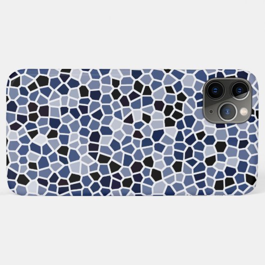 COOL Blue Glas in lood Patroon Case-Mate iPhone Case (Achterkant (horizontaal))