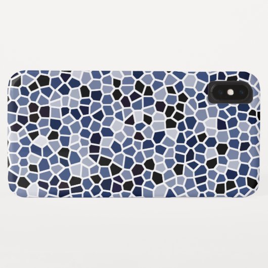 COOL Blue Glas in lood Patroon Case-Mate iPhone Case (Achterkant (horizontaal))