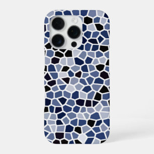 COOL Blue Glas in lood Patroon iPhone 16 Pro Hoesje